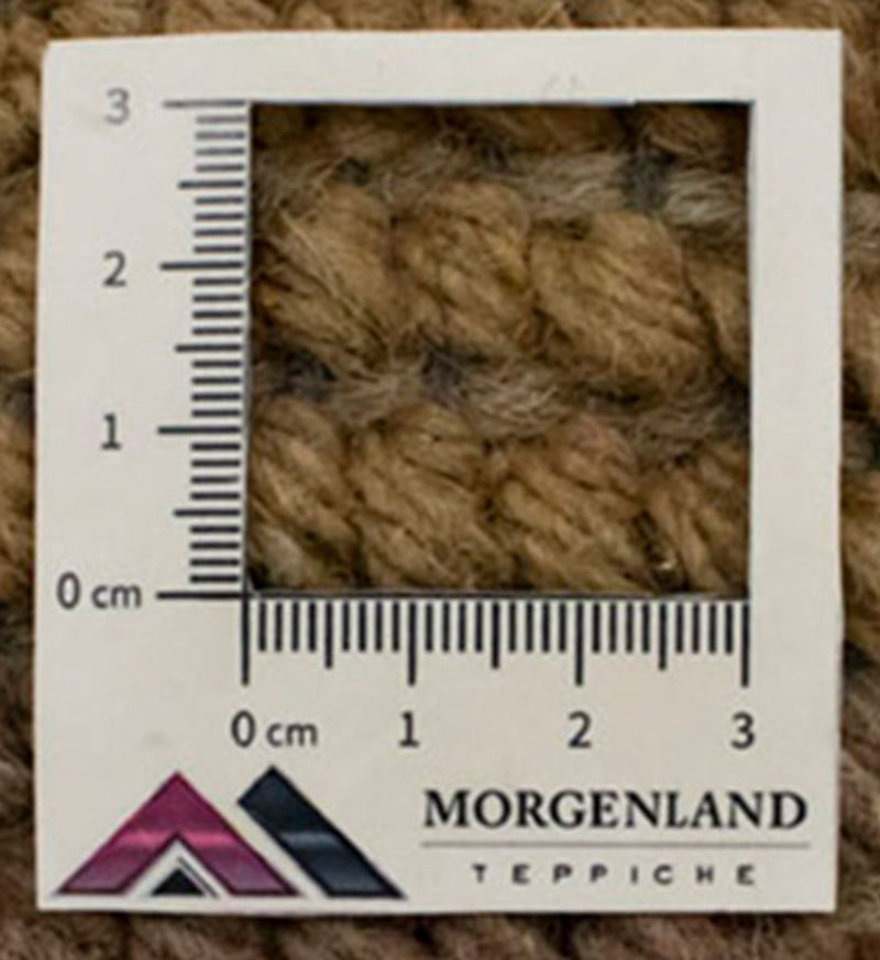 Nepal Teppich 140 x 70 cm - braun