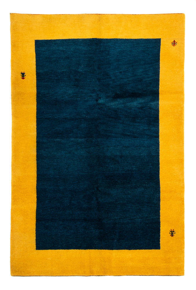 Gabbeh Teppich - Indus - 290 x 194 cm - dunkelblau