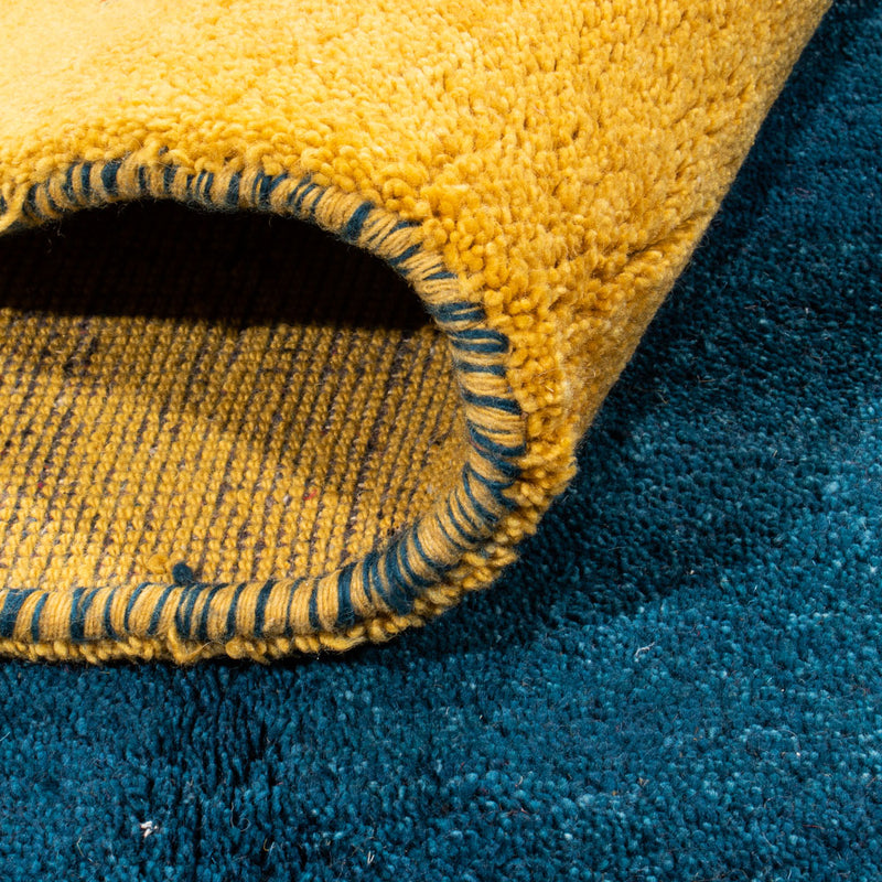 Gabbeh Teppich - Indus - 290 x 194 cm - dunkelblau