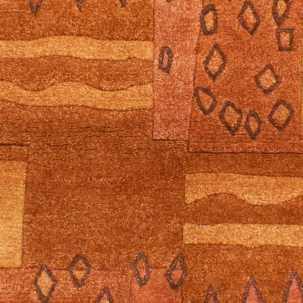 Nepal Teppich - 183 x 120 cm - braun