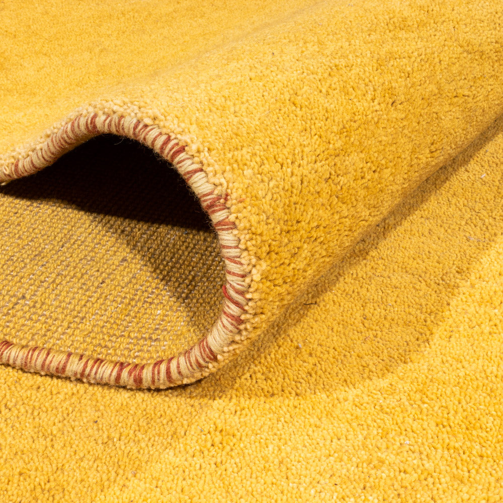 Gabbeh Teppich - Indus - 394 x 307 cm - gold