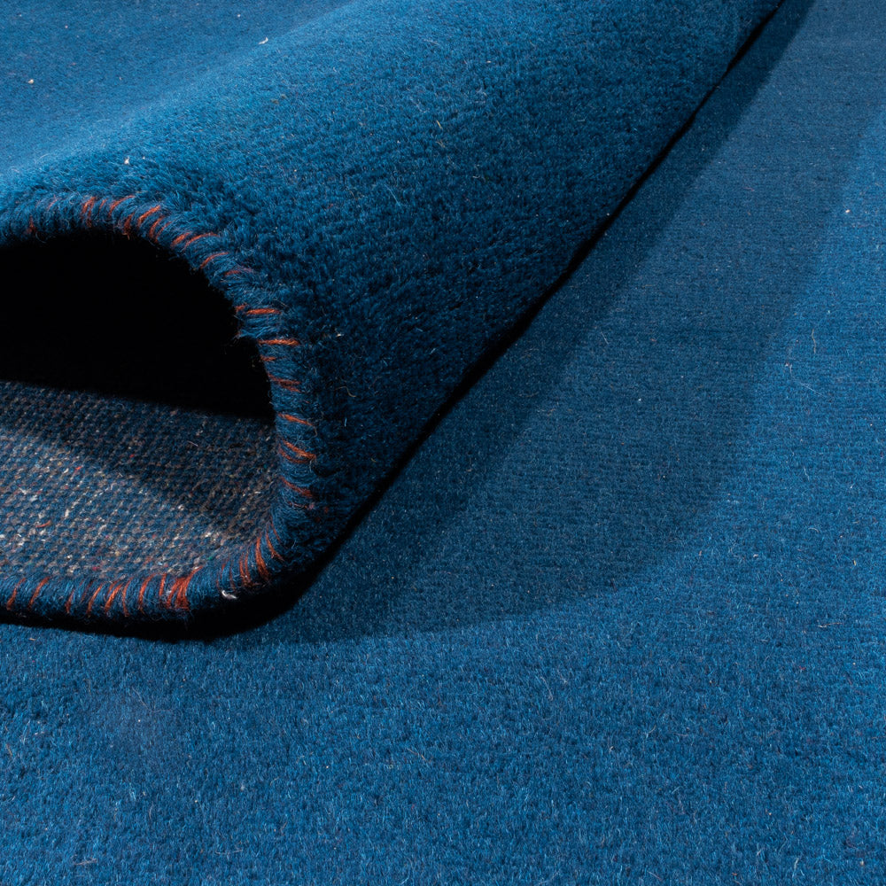 Gabbeh Teppich - Indus - 396 x 280 cm - blau