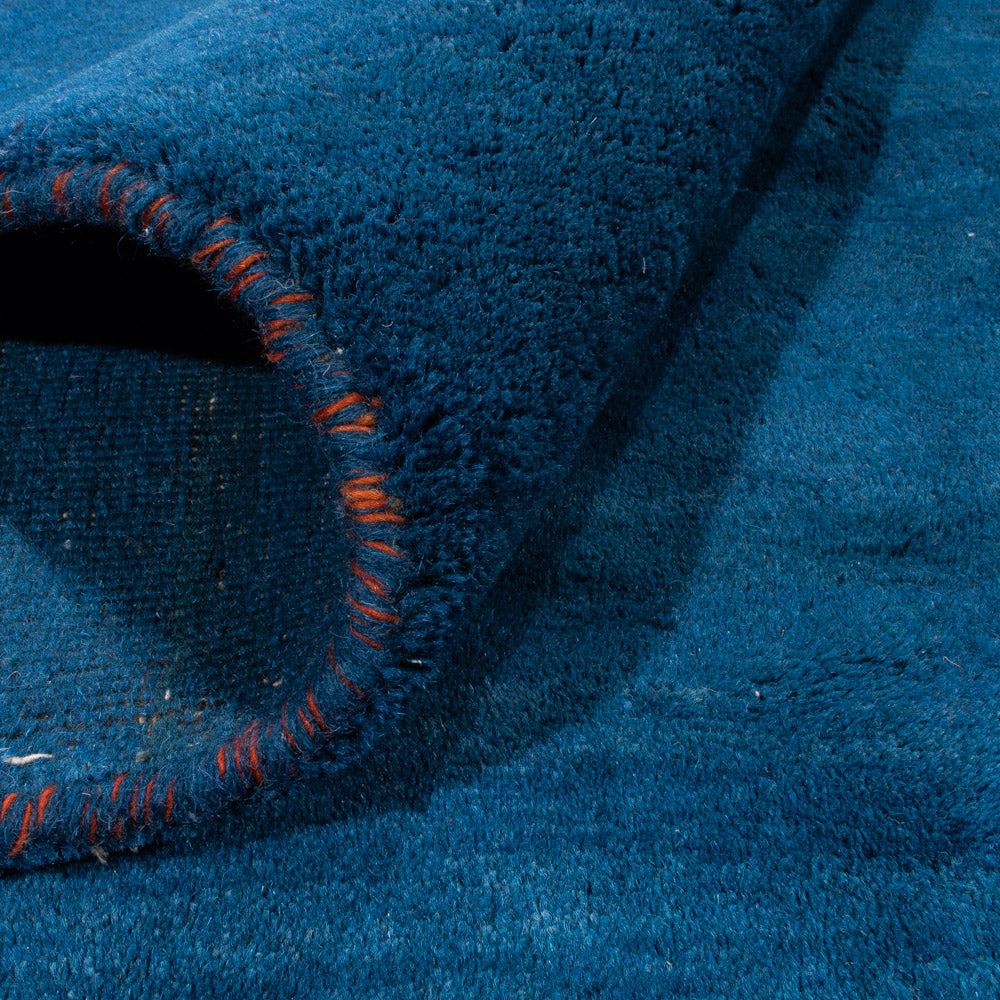 Gabbeh Teppich - Indus quadratisch - 261 x 246 cm - dunkelblau