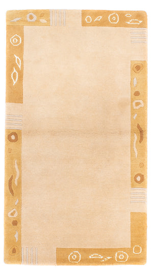 Nepal Teppich - Royal - 160 x 90 cm - beige