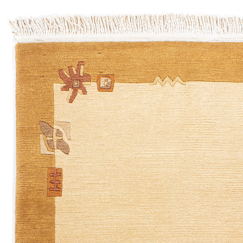 Nepal Teppich - Royal - 138 x 71 cm - beige