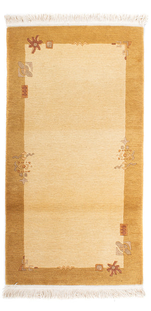 Nepal Teppich - Royal - 139 x 71 cm - beige