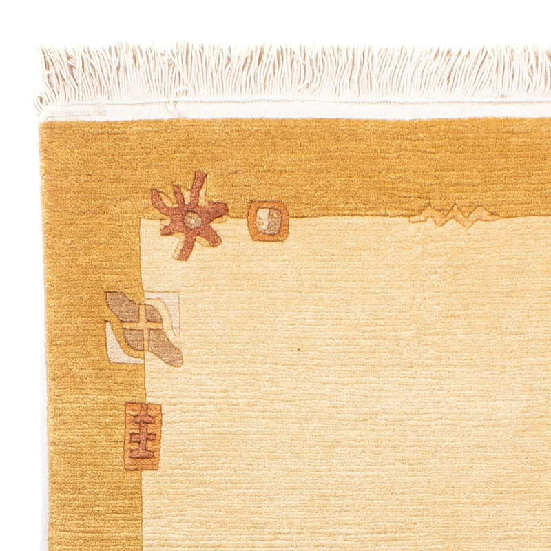 Nepal Teppich - Royal - 143 x 72 cm - beige