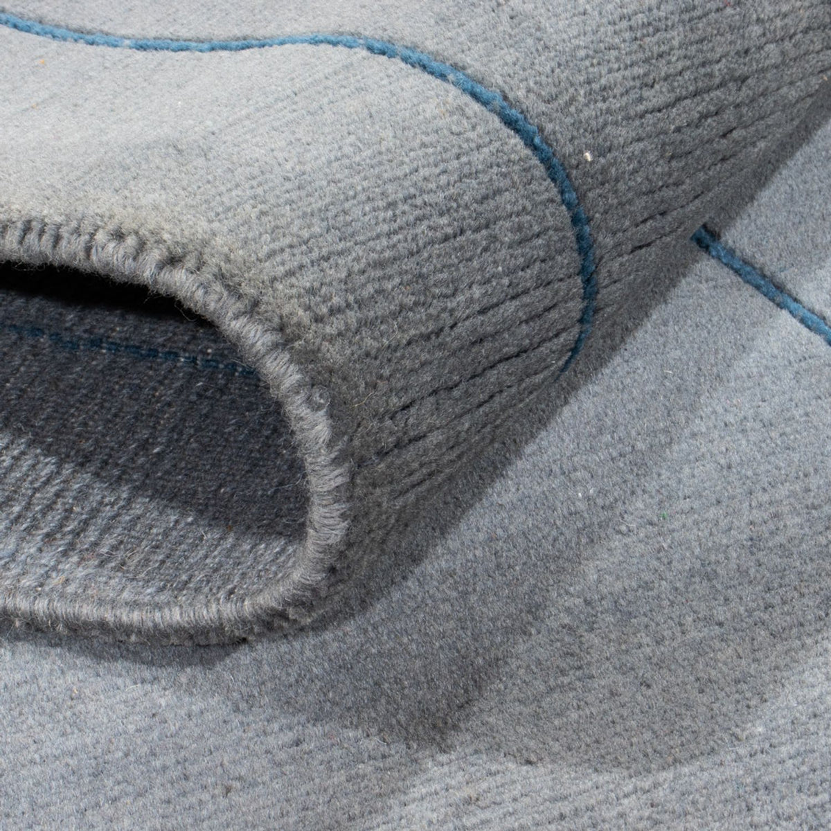 Läufer Nepal - 330 x 71 cm - blau