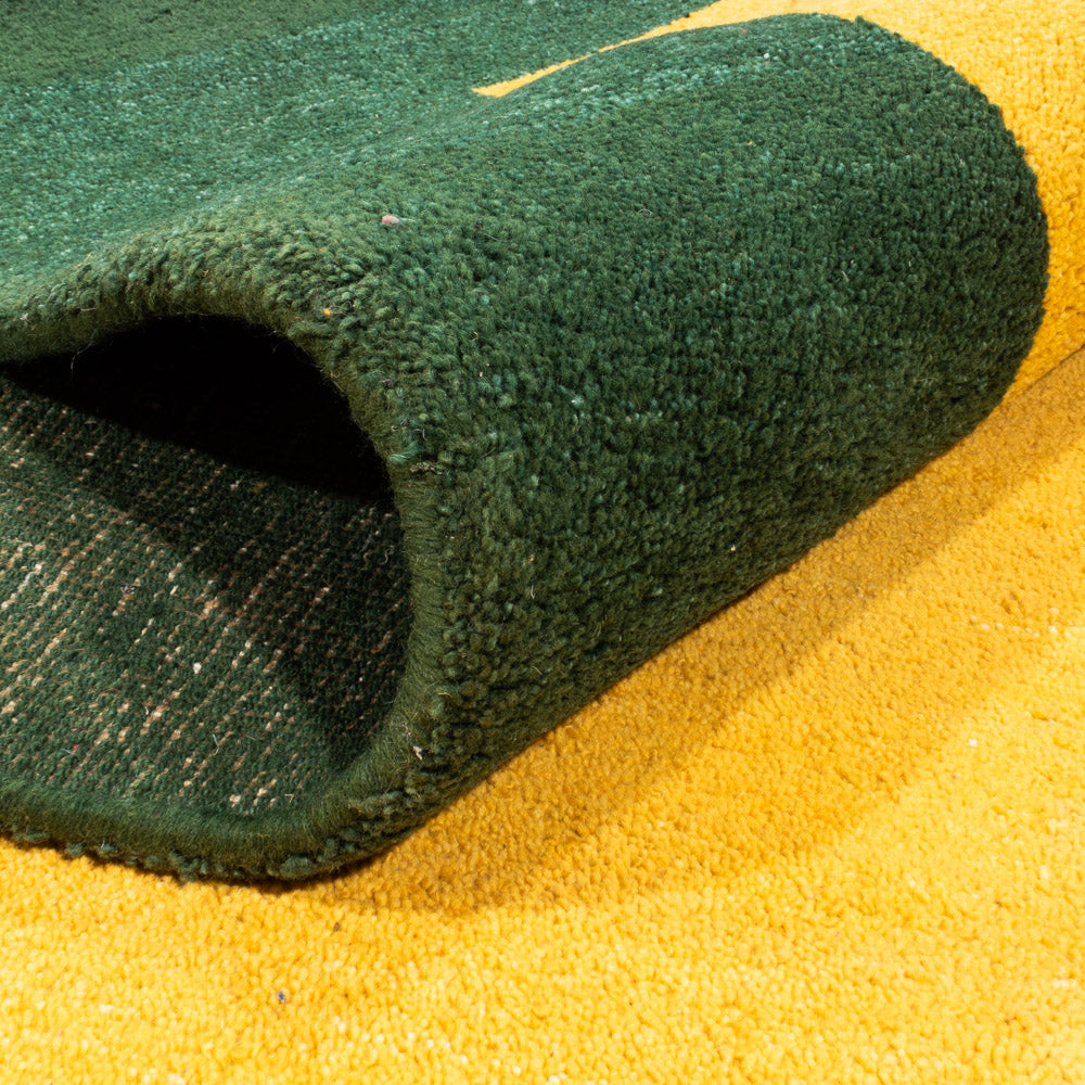 Gabbeh Teppich - Indus - 346 x 253 cm - gelb