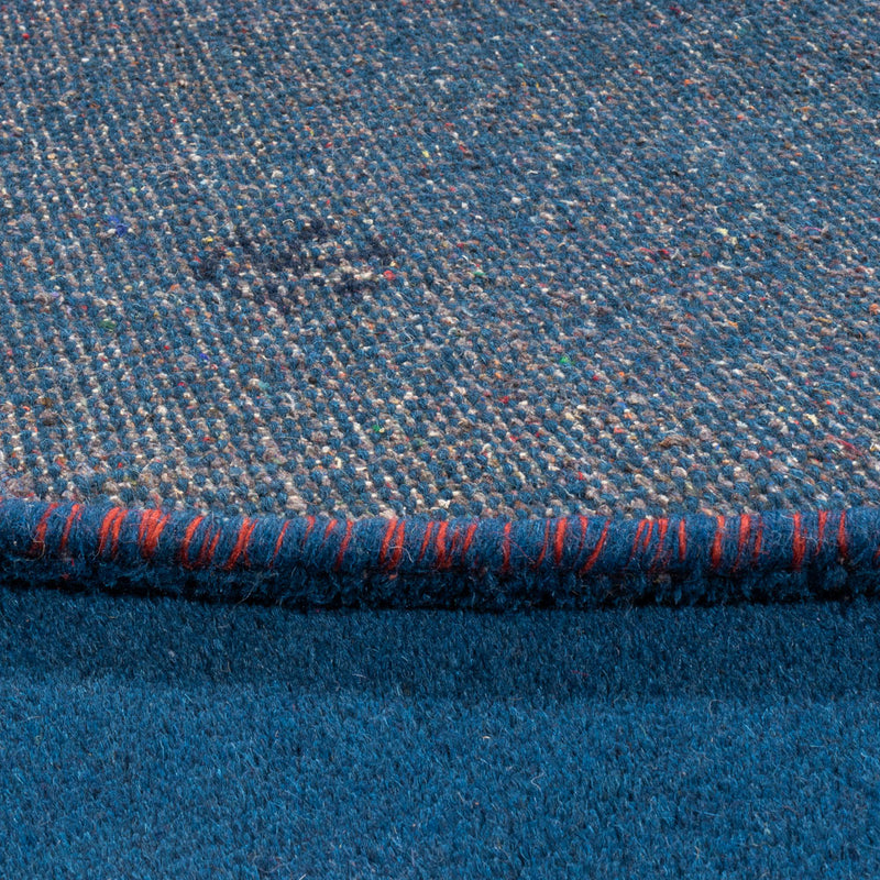 Gabbeh Teppich - Indus rund  - 199 x 199 cm - blau