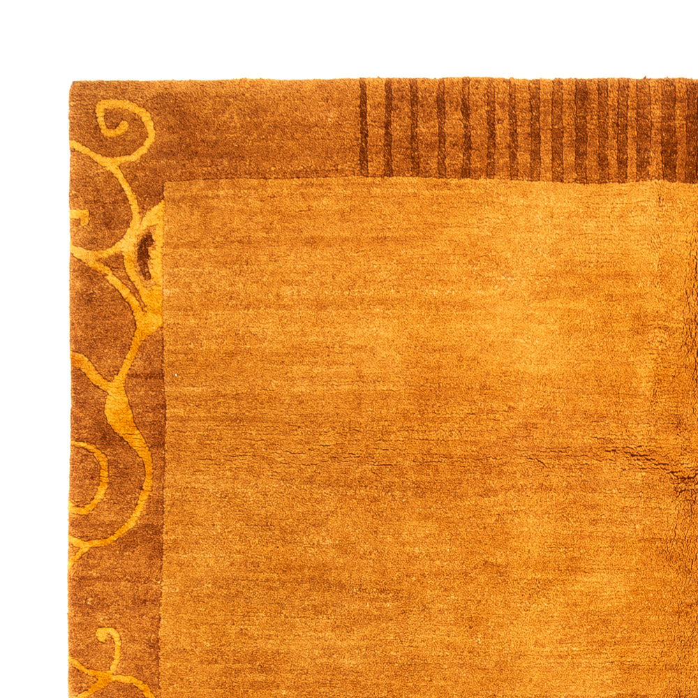 Nepal Teppich quadratisch  - 207 x 199 cm - rost