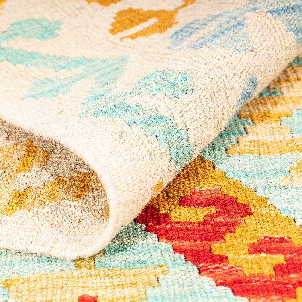 Kelim Teppich - Splash 152 x 101 cm - mehrfarbig