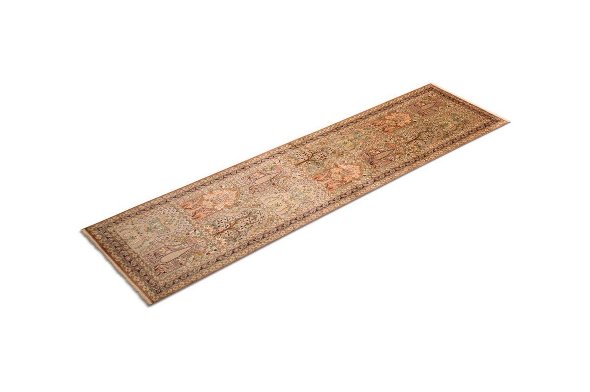 Seidenteppich - Kaschmir Seide 305 x 80 cm Teppich Läufer