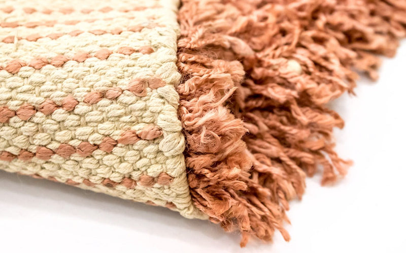 Hochflor Teppich 332 x 178 cm Teppich Wohnzimmer