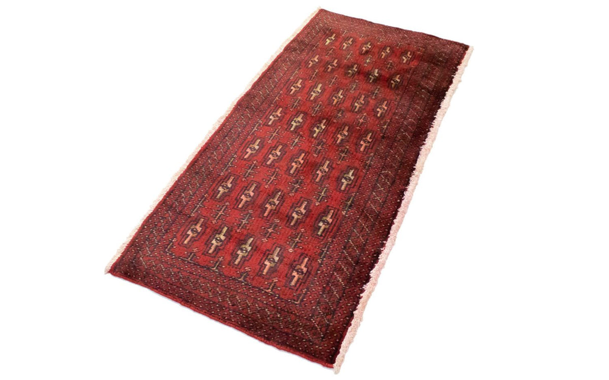 Turkaman Teppich 130 x 60 cm - rot