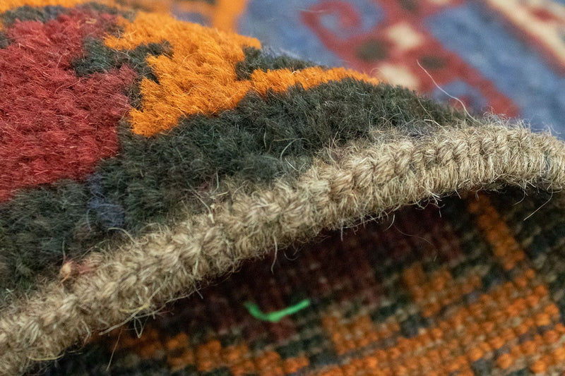 Belutsch Teppich 134 x 81 cm - blau