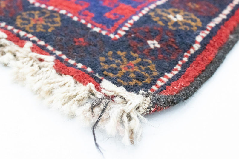 Belutsch Teppich 140 x 76 cm - blau