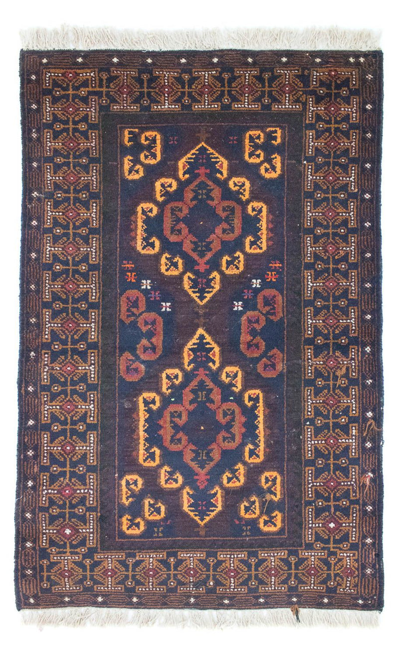 Belutsch Teppich 134 x 81 cm - braun