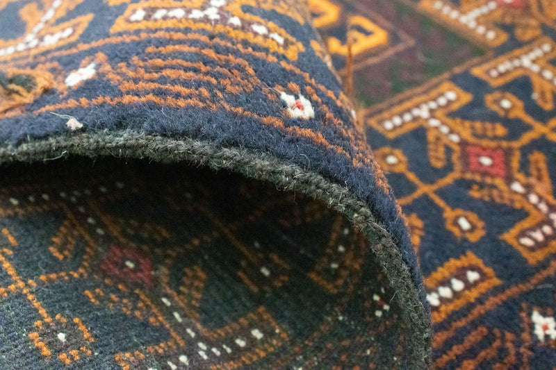 Belutsch Teppich 134 x 81 cm - braun