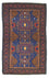 Belutsch Teppich 137 x 81 cm - blau