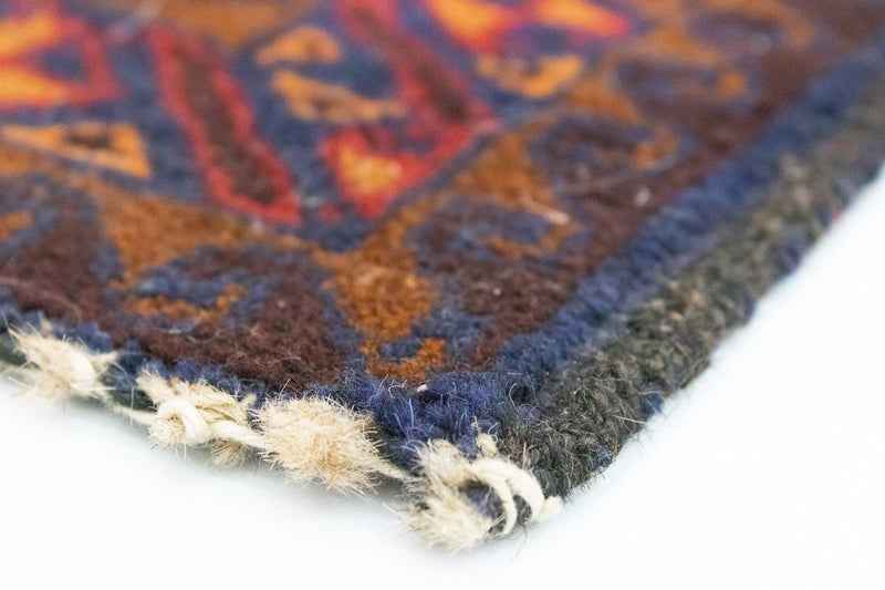 Belutsch Teppich 137 x 81 cm - blau