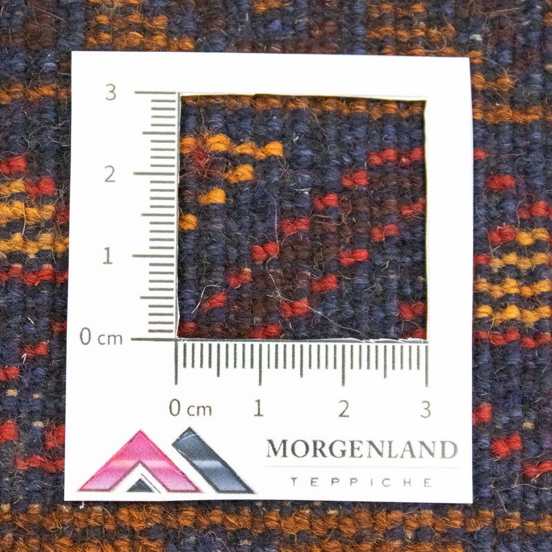 Belutsch Teppich 137 x 81 cm - blau