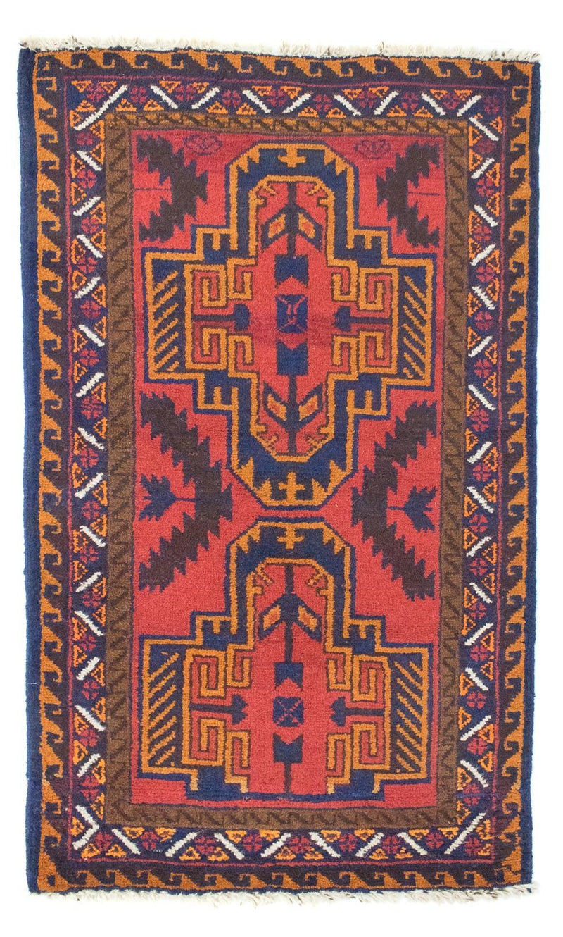 Belutsch Teppich 134 x 75 cm - rot