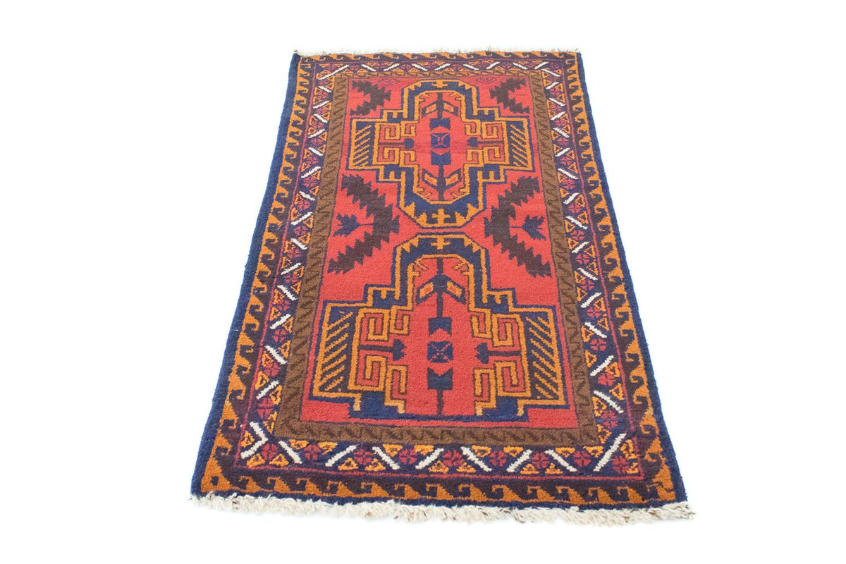 Belutsch Teppich 134 x 75 cm - rot