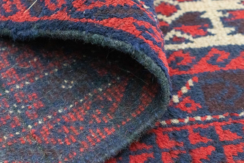 Belutsch Teppich 125 x 74 cm - rot