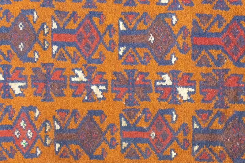Belutsch Teppich 138 x 85 cm - orange