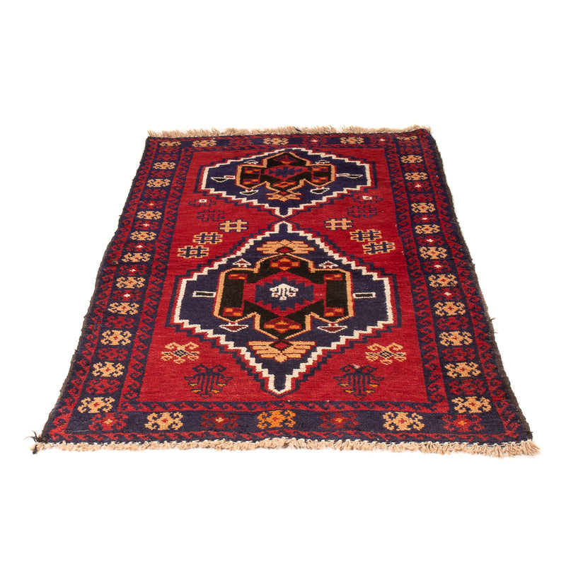 Belutsch Teppich 130 x 79 cm - rot