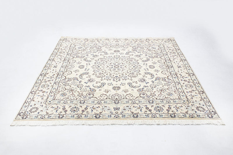 Perserteppich - Nain - Royal 200 x 193 cm Quadratischer Teppich