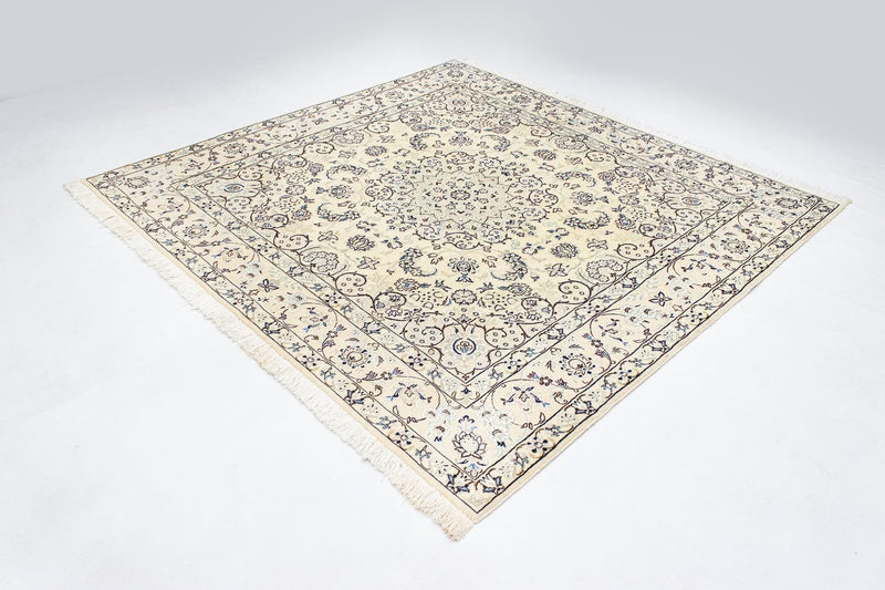 Perserteppich - Nain - Royal 200 x 193 cm Quadratischer Teppich
