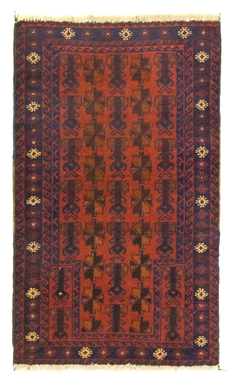 Belutsch Teppich 133 x 80 cm - orange