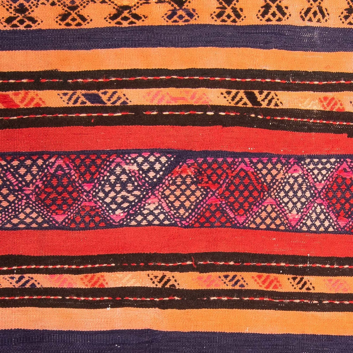 Kelim Teppich - Old 125 x 150 cm - mehrfarbig