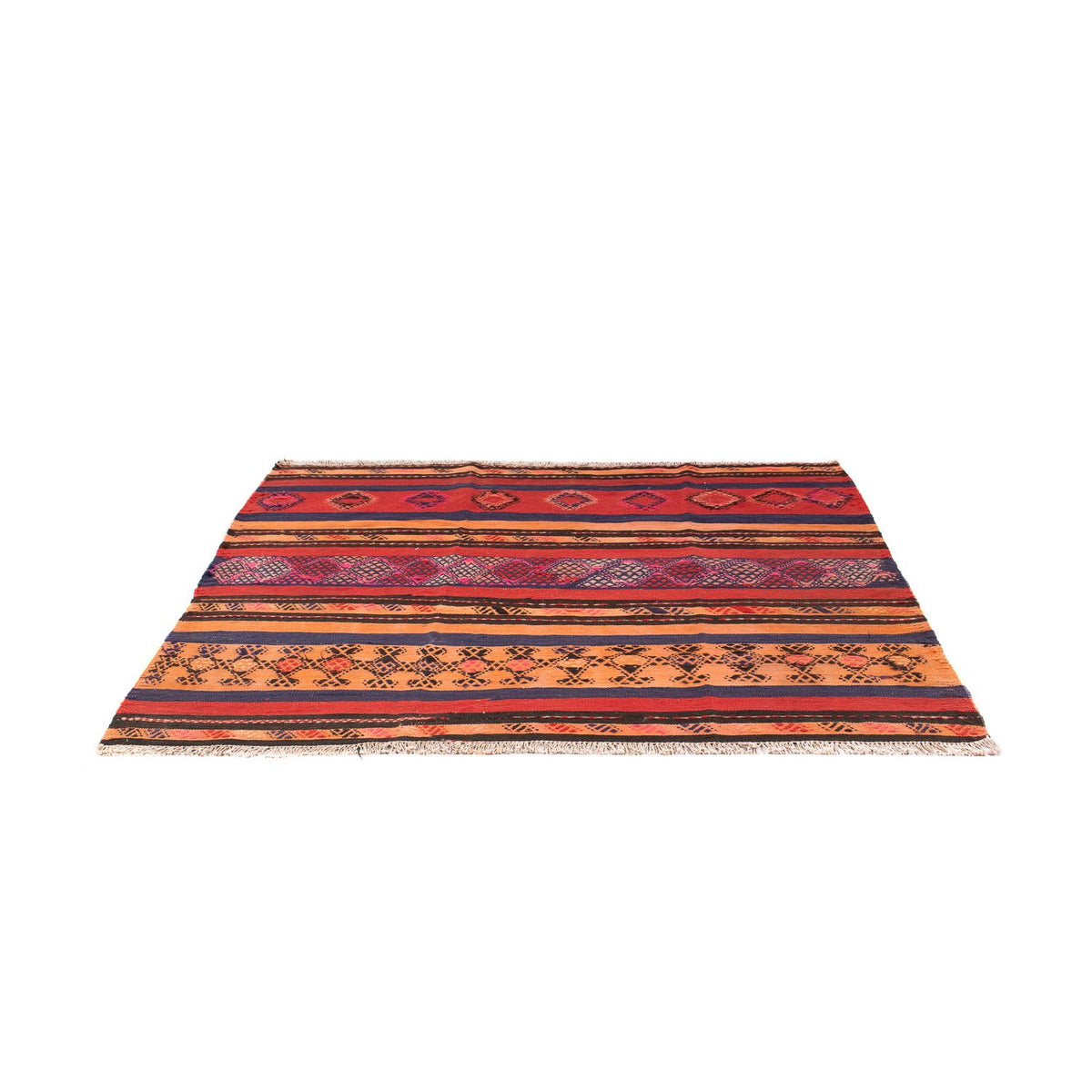 Kelim Teppich - Old 125 x 150 cm - mehrfarbig