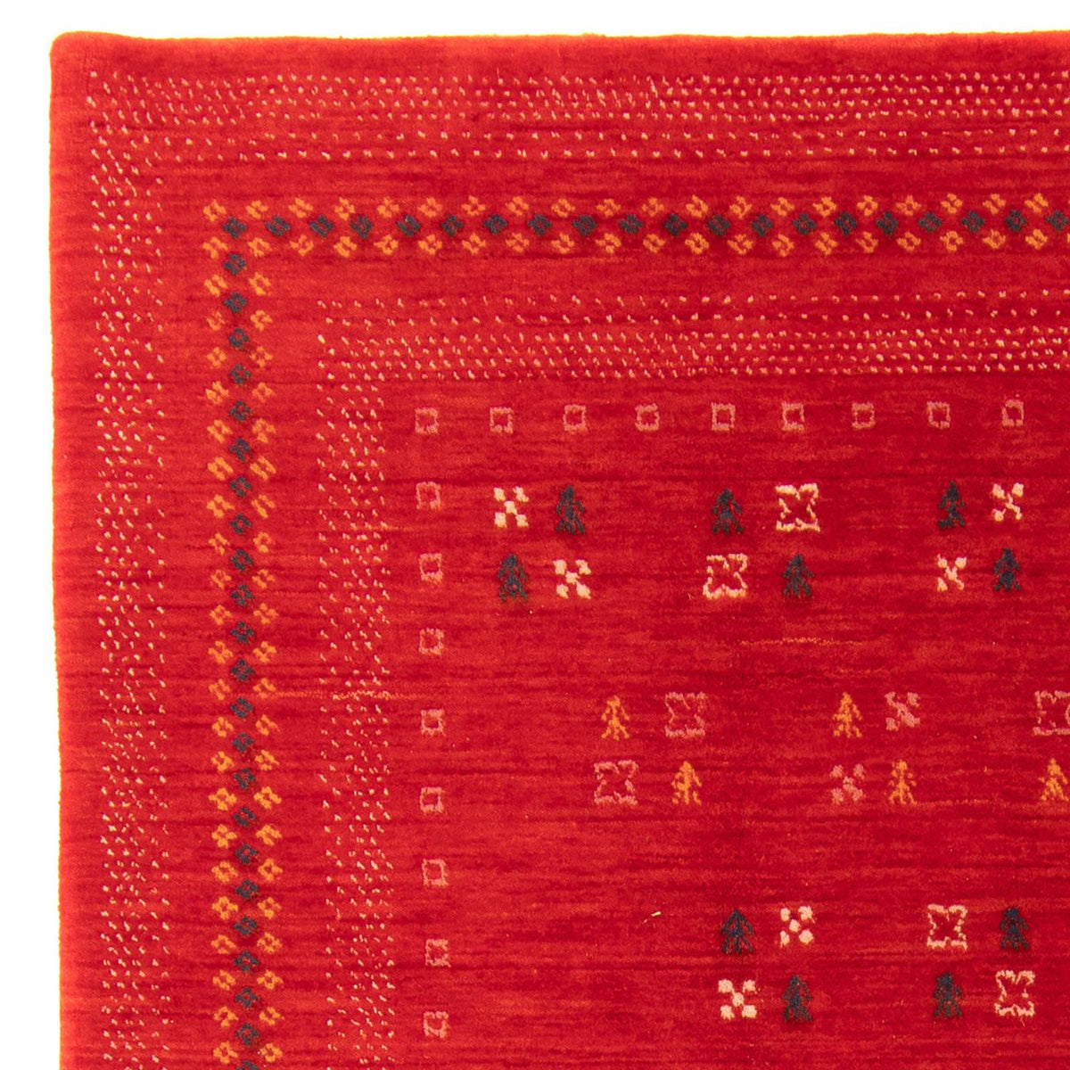 Gabbeh Teppich - Loribaft Softy 200 x 137 cm - mehrfarbig