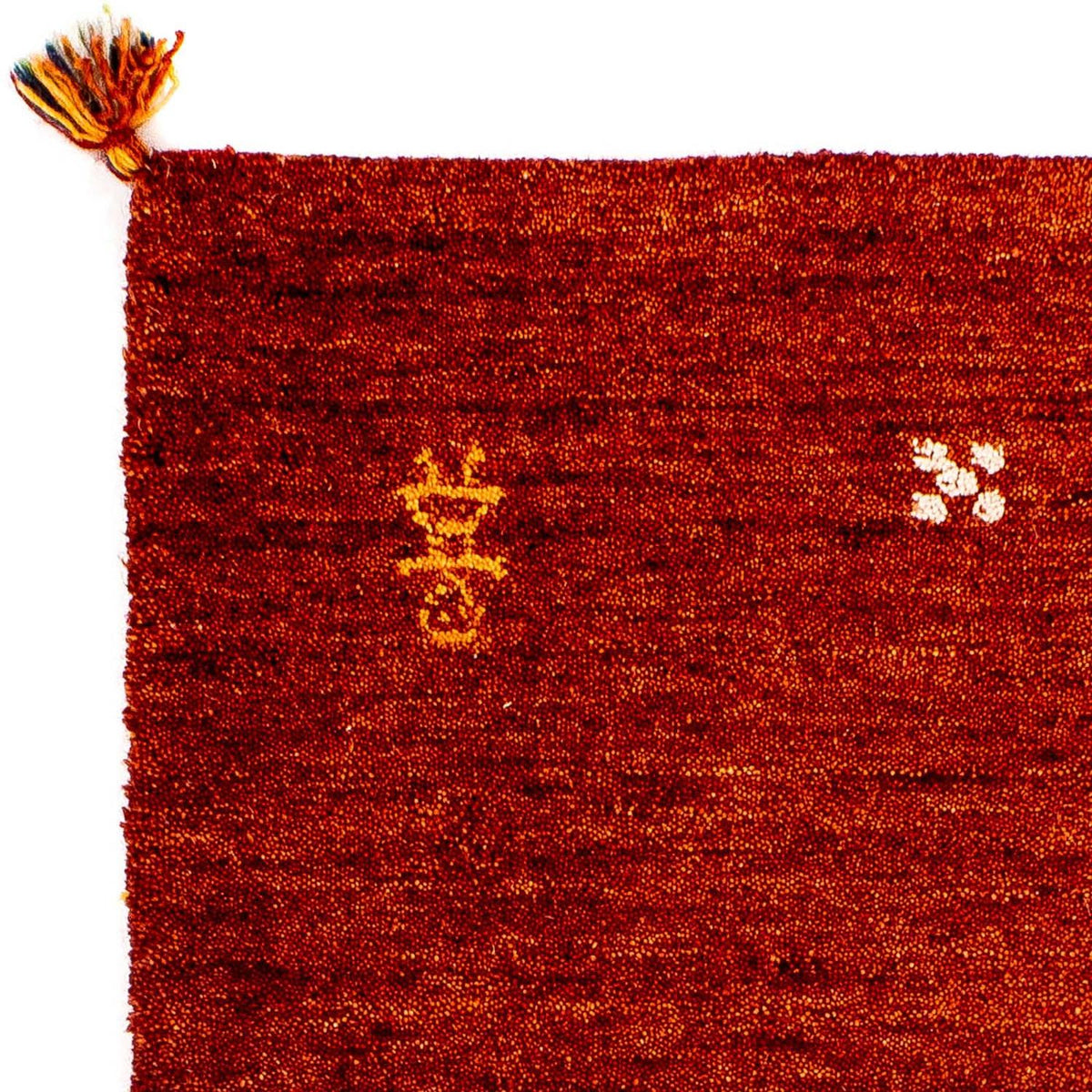 Gabbeh Teppich - Indus 90 x 60 cm - dunkelrot