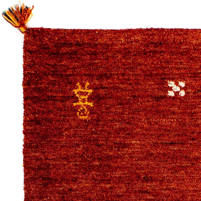 Gabbeh Teppich - Indus 90 x 60 cm - dunkelrot