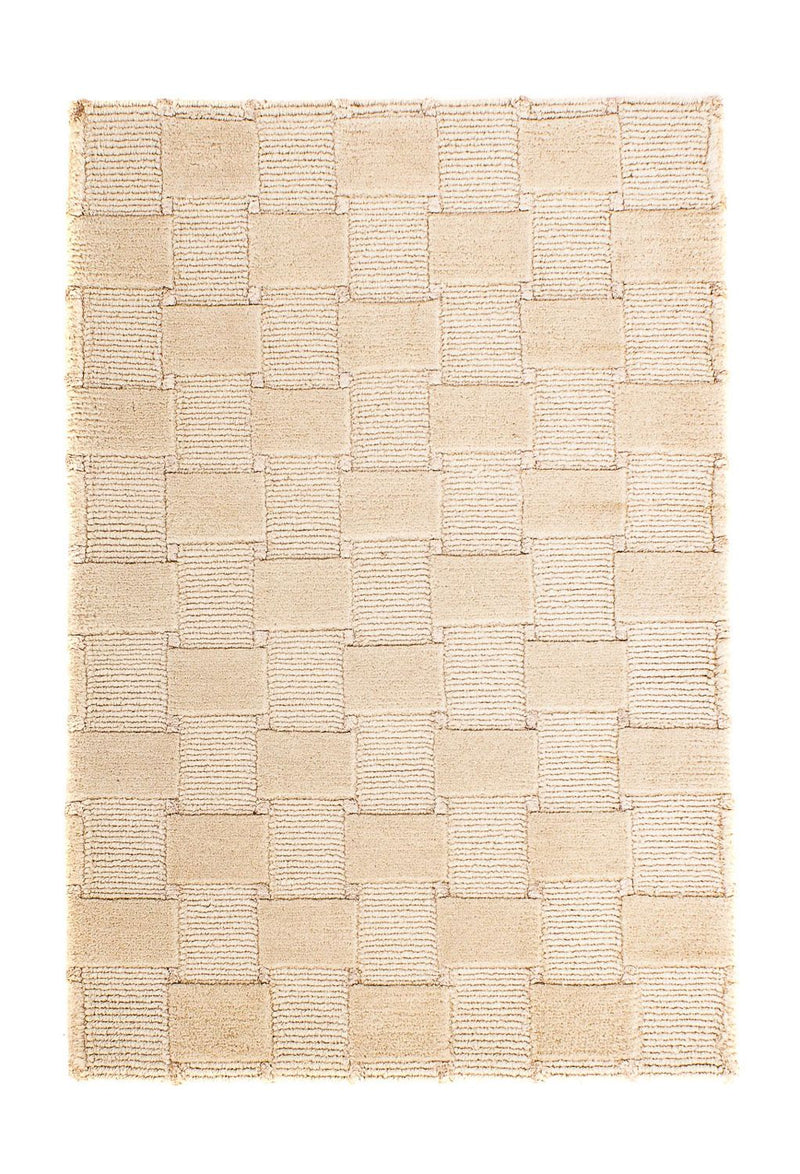 Nepal Teppich 90 x 60 cm - beige