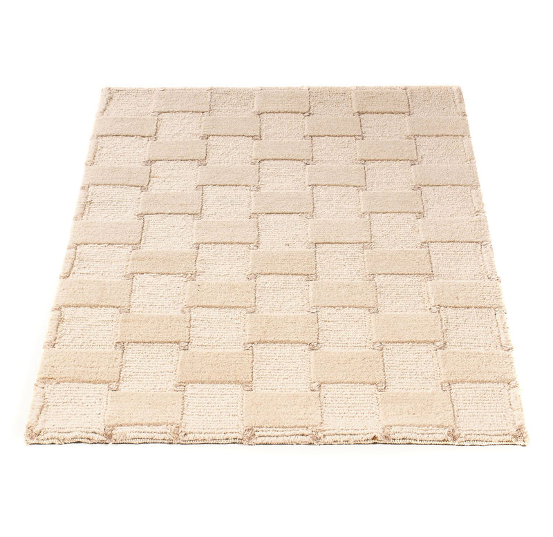 Nepal Teppich 90 x 60 cm - beige