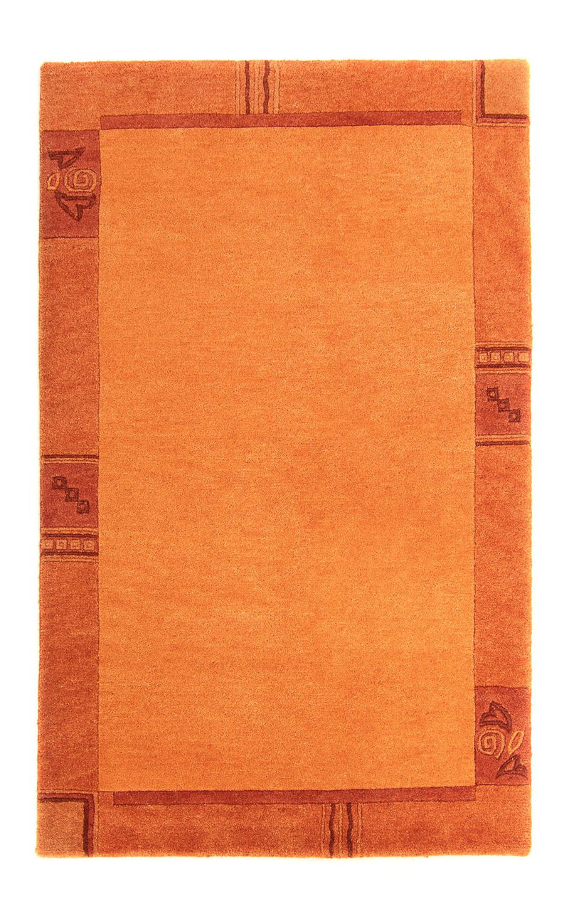 Nepal Teppich 180 x 117 cm - orange