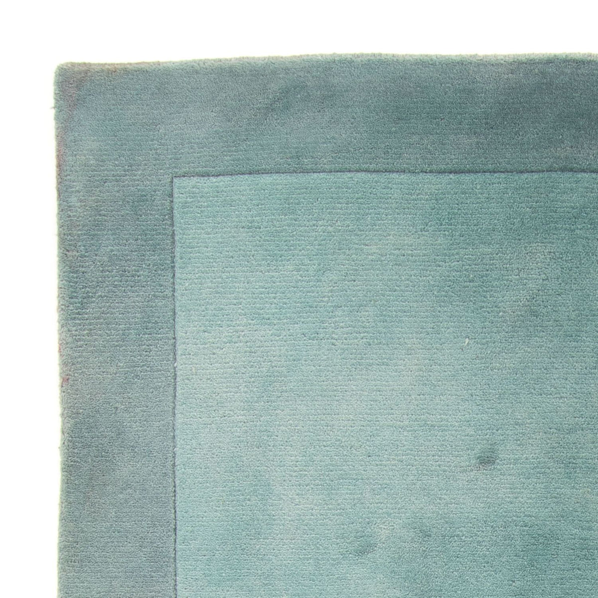 Nepal Teppich 225 x 160 cm - hellblau