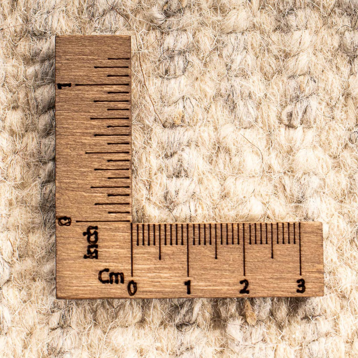 Wollteppich 62 x 32 cm Fußmatte