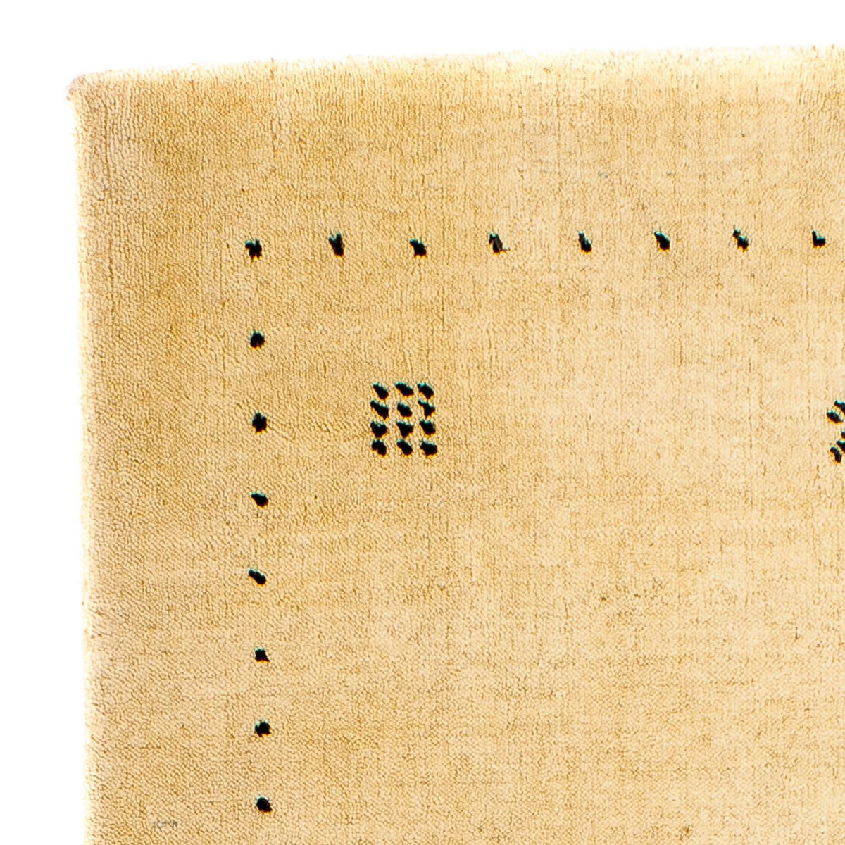 Gabbeh Teppich - Loribaft Indus 142 x 73 cm - beige