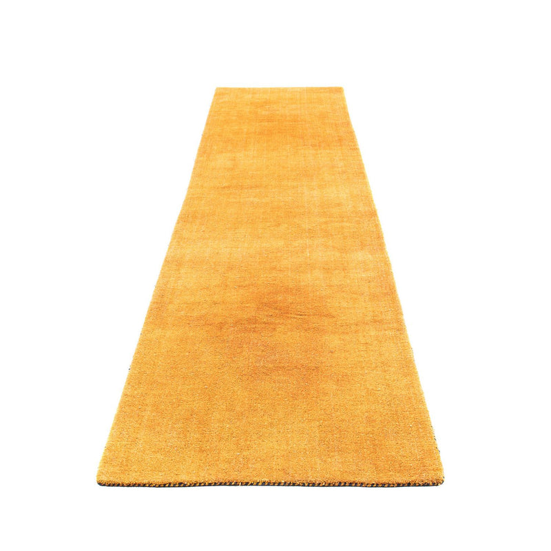 Gabbeh Teppich - Loribaft Softy 395 x 80 cm - orange