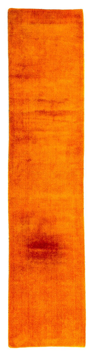 Gabbeh Teppich - Loribaft Softy 395 x 80 cm - orange
