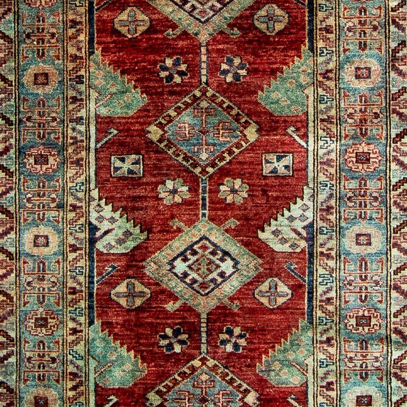 Orientteppich 315 x 82 cm - dunkelrot
