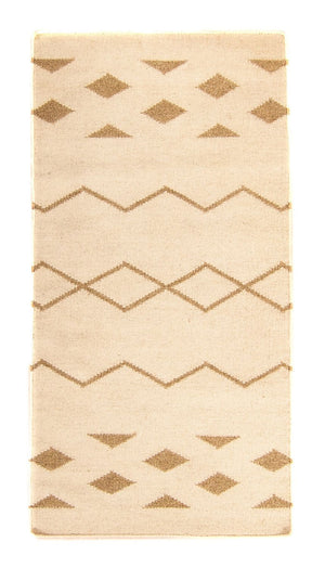 Kelim Teppich - Trendy 150 x 76 cm - beige