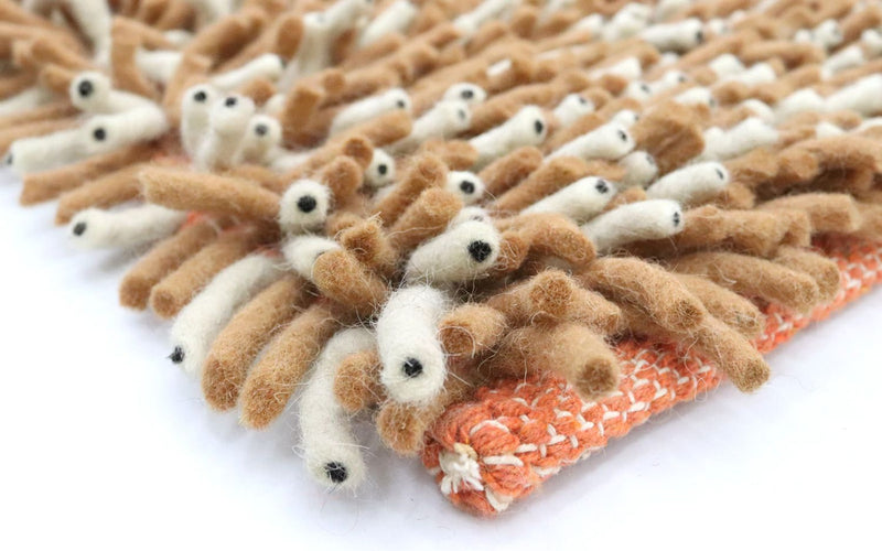 Hochflor Teppich 188 x 101 cm